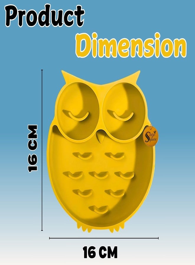 سايج سكوير وعاء طعام الكلاب من سيج سكوير - لعبة ممتعة لإبطاء الأكل، تساعد على الهضم، تقلل من خطر الاختناق والبلع السريع، مانع للانزلاق، متين، مثالي للكلاب الصغيرة والكبيرة (التصميم 3) - Image 4